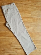 Damen Stretch Hose Gr. 50 beige lang