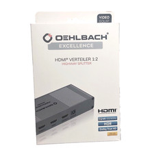 Oehlbach HDMI Verteiler 1:2 Highway Splitter 6048 Signalverteiler für HDMI