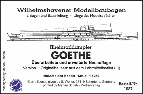 Möwe modell raddampfer - raddampfer, kd
