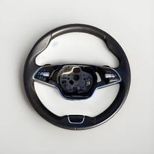 Skoda Kamiq Octavia IV 5E Lenkrad Lederlenkrad Schaltwippen 5E3419093B Leder