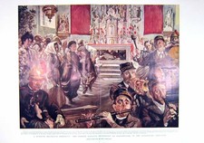 Alter antiker Druck 1907