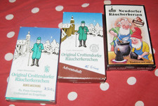 Orig. Crottendorfer Räucherkerzen Räucherkegel Adventsduft bunte Mischung Schoko