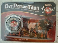 Porter-Titan BIERWAGEN mit Pferden, dazu Flaschenöffner OVP