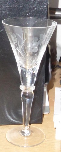 Vintage kristallglas schnaps - 6,