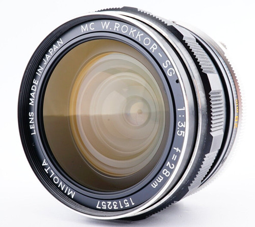 Minolta rokkor sg - minolta, 28mm