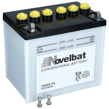 Novelbat 12V 24 Ah Rasentraktor Rasentrekker 12N24-3A Motorrad Quad Roller