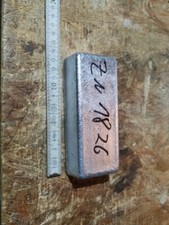 Zink Barren Zn 1,8 Bis 1,9 kg  Zinkbarren  Opferanode Zink Schrott 