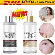 2 Stück 100ml+100ml PEEL SHOT-GLOW EXFOLIANT RICE AMPOULE(WHITE RICE/BLACK RICE)
