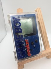 Nintendo Game Boy Pocket Blau Handheld + Original Acrylcase Top 