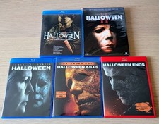 5 Blu-Ray's Halloween 1+2 und die neue Trilogie mit Kills + Ends - alle Uncut!