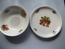 2teilige Obstschale Teller und