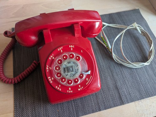 Original retro telefon mit - telefon,