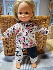 Puppenkleidung Minnie Maus Unikat Für 43cm Puppen - 2 Tlg. Set  Handmade Neu