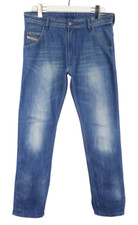Diesel Krooley Regular Slim-Carrot 0888B Herrenjeans W32/L32 Neu Blau Whiskers