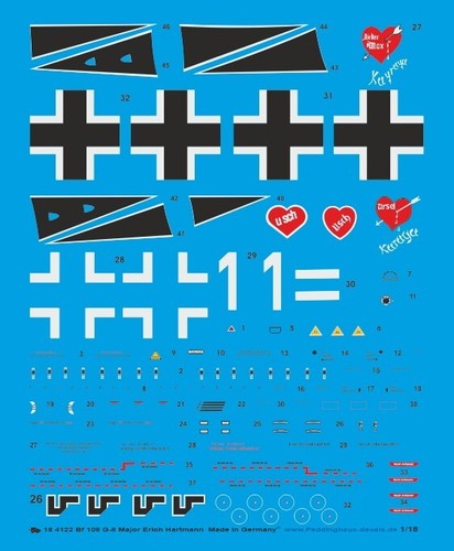 Peddinghaus decals 4122 - 1/18,