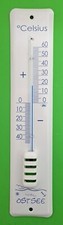 Emaille - Thermometer, außen