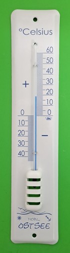 Emaille thermometer außen - thermometer,,