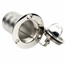 51mm Einfüllstutzen Boot Tankstutzen Tankverschluss Tankdeckel 316 Edelstahl