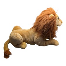 Disney König der Löwen Erwachsene Simba/Mufasa Plüsch Handpuppe groß 24 Zoll Vintage 90er