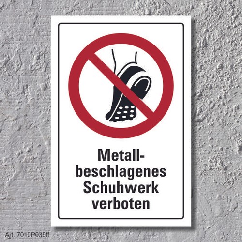 Verbotsschild