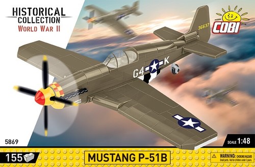 Cobi 5869 mustang - mustang, p-51b