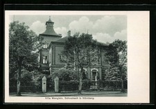 Ansichtskarte schwabach villa - ansichtskarte, schwabach,