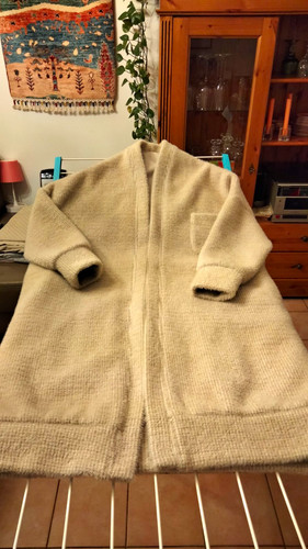Damenmantel beige l - damenmantel,