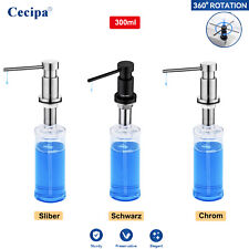 300ml Seifenspender Einbau Spülmittelspender Waschbecken Lotionspender 