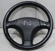 MAZDA 6 Kombi GY Bj 2006 3 Speichen Leder Lenkrad #78292-B645