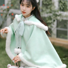 Damen Chinesisch Kapuze Cape