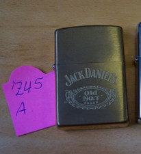 original Sammel - Zippo silberfarben "Jack Daniels Old Nr.7 Brand" (Z45A)