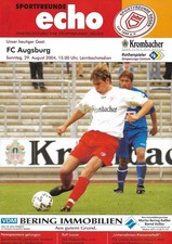 Sportfreunde Siegen - FC Augsburg (Stadionzeitung vom 29.08.04)
