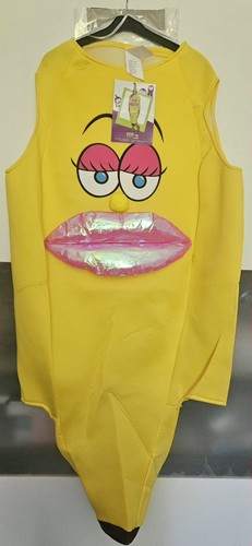 Bananenkostüm mit gesicht - bananenkostüm,