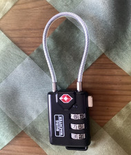 BURG WÄCHTER TSA Zahlenschloss 7430SB Sicherheits Koffer Schloss schwarz NEU?