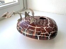 Ikebana Vase weinrot braun