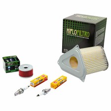 Wartungspaket für Suzuki DR 750 BIG DR 800 88-90 Luftfilter+Ölfilter+Zündkerzen