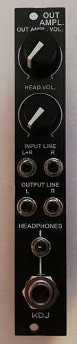 Eurorack modul headphone - eurorack, ,headphone