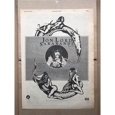 JON LORD SARABANDE (A) POSTER