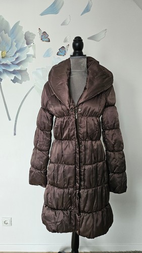 Braune daunen winterjacke - braune, daunen-winterjacke