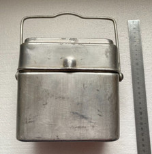 Vintage "M.M / VCR" MARQUE DEPOSER - Feldflasche, Essensträger mit Alu - Hüllen.