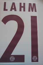 Original Bayern München Flock Champions League 2016/2017 Nr. 21 Lahm Kinder