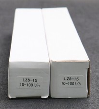 2x Durchflussmesser aus Kunststoff LZS-15 Messbereich 10-100l/h Medium: Wasser