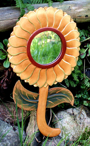 Handspiegel sonnenblume - handspiegel,