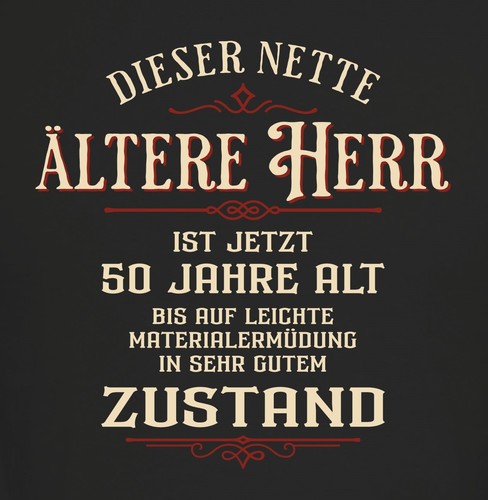 Geburtstag herren shirt - herren, t-shirt