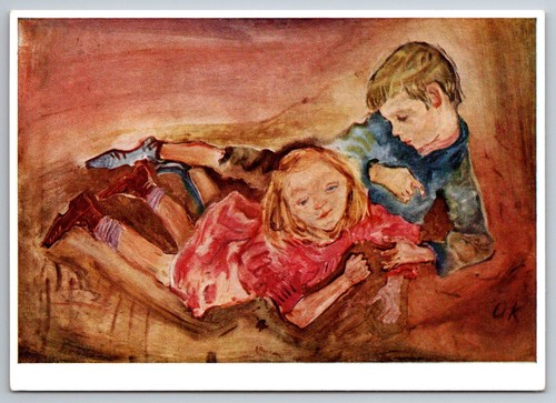 Oskar kokoschka spielende - kokoschka,
