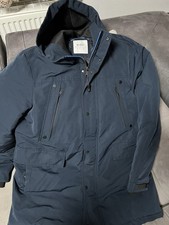 Esprit Herren Warme Winterjacke Gr XL Dunkelblau