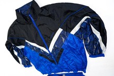 Trainings Anzug Track Shell Jump Suit Vintage Nylon Shiny Glanz Party 90er  XL