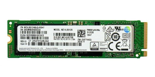 Samsung pm981a 512gb nvme - pm981a, m.2
