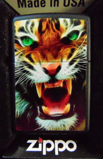 Zippo Tiger Black Matte Tiger
