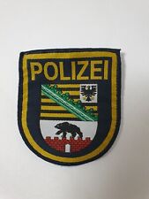 Ärmelabzeichen Polizei LSA Sachsen-Anhalt Landespolizei blaue Uniform